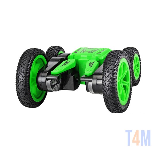 CAMINHÃO DE ACROBACIAS JJRC Q71 COM UNIDADE DE DUPLA FACE 2,4 GHZ VERDE